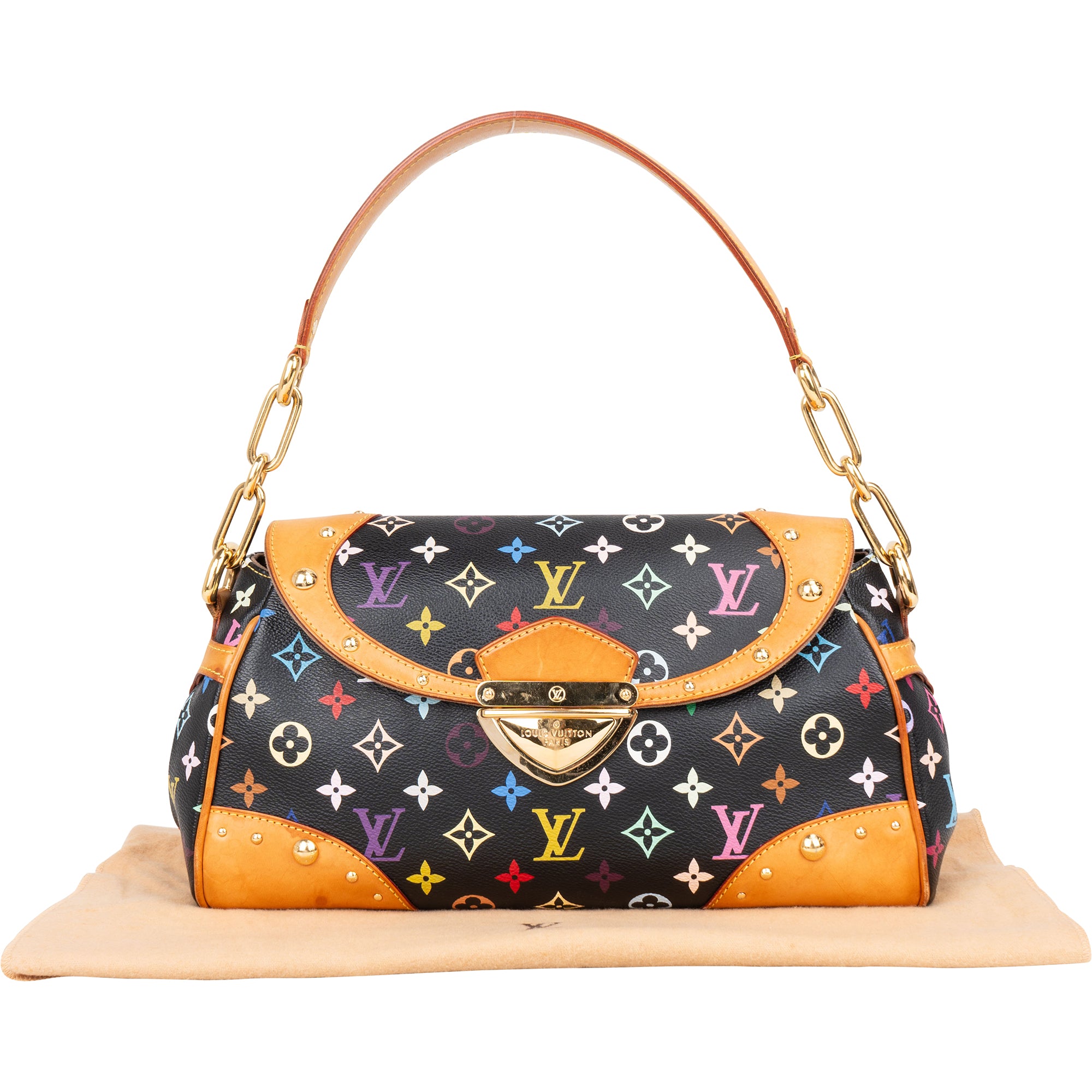 Louis Vuitton Murakami Multicolor Beverly MM Shoulder Bag - vintageandkickz