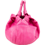 Loewe Pink Leather Mistral Handbag