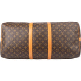 Louis Vuitton Canvas Monogram Keepall 55 Bandouliere