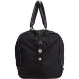 Prada Black Triangle Nylon Duffle Bag 48