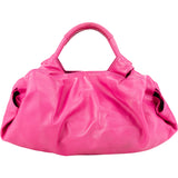 Loewe Pink Leather Mistral Handbag