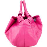Loewe Pink Leather Mistral Handbag