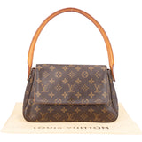 Louis Vuitton Canvas Monogram Looping PM Handbag