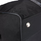 Prada Black Triangle Nylon Duffle Bag 48