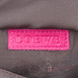 Loewe Pink Leather Mistral Handbag