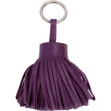 Hermès Purple Leather Pendant