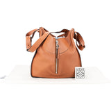 Loewe Brown Leather Hammock Crossbody Bag