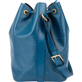 Louis Vuitton Bleu Epi Leather Sac Noe Petit Shoulder Bag