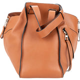 Loewe Brown Leather Hammock Crossbody Bag