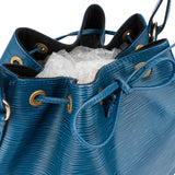 Louis Vuitton Bleu Epi Leather Sac Noe Petit Shoulder Bag