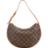 Louis Vuitton Canvas Monogram Croissant MM Shoulder Bag
