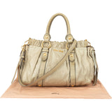 Miu Miu Leather City Handbag