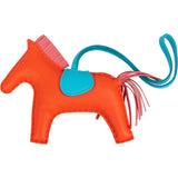 Hermès Tricolor Leather Rodeo MM Pendant