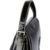 Prada Patent Triangle Vernice Handbag
