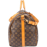 Louis Vuitton Canvas Monogram Keepall 55 Bandouliere