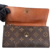 Louis Vuitton Canvas Monogram Sarah Wallet