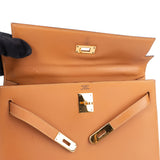 Hermès Natural Boxcalf Leather Kelly 32 Handbag