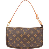 Louis Vuitton Canvas Monogram Pochette Accessoire Handbag
