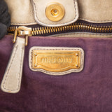 Miu Miu Leather City Handbag