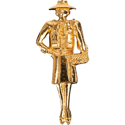 Chanel Golden Coco Brooch
