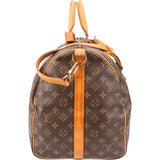 Louis Vuitton Canvas Monogram Keepall 55 Bandouliere