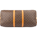 Louis Vuitton Canvas Monogram Keepall 55 Bandouliere