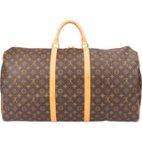 Louis Vuitton Canvas Monogram Keepall 60 Bandouliere