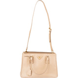 Prada Beige Saffiano Leather Galleria Handbag