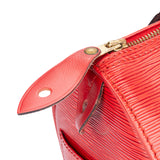 Louis Vuitton Red Epi Leather Speedy 25 Handbag