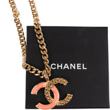Chanel Golden Emaille CC Necklace