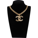 Chanel Golden Emaille CC Necklace