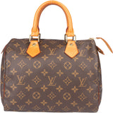 Louis Vuitton Canvas Monogram Speedy 25 Handbag