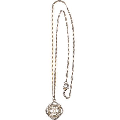 Chanel Crystal CC Necklace
