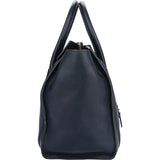 Celine Blue Leather Luggage Handbag