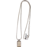 Christian Dior Oblique Monogram Crystal Necklace