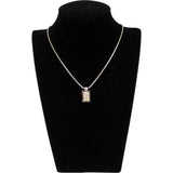 Christian Dior Oblique Monogram Crystal Necklace