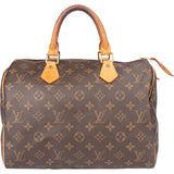 Louis Vuitton Canvas Monogram Speedy 30 Handbag