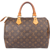 Louis Vuitton Canvas Monogram Speedy 30 Handbag