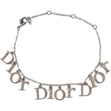 Christian Dior Crystal Spellout Bracelet