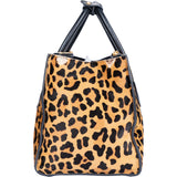 Prada Leopard Galleria Twin Zip Handbag