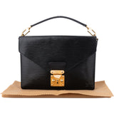 Louis Vuitton Noir Epi Leather Biface Handbag