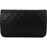 Chanel Quilted Lambskin 24K Gold Single Flap Crossbody Bag