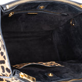 Prada Leopard Galleria Twin Zip Handbag