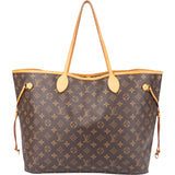 Louis Vuitton Canvas Monogram Neverfull GM Shopper Handbag