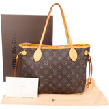 Louis Vuitton Canvas Monogram Neverfull PM Handbag