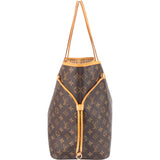 Louis Vuitton Canvas Monogram Neverfull GM Shopper Handbag