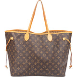 Louis Vuitton Canvas Monogram Neverfull GM Shopper Handbag