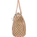 Gucci GG Monogram Bamboo Handbag