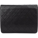 Chanel Quilted Lambskin 24K Gold Single Flap Shoulder Bag