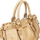 Miu Miu Classic Leather City Handbag